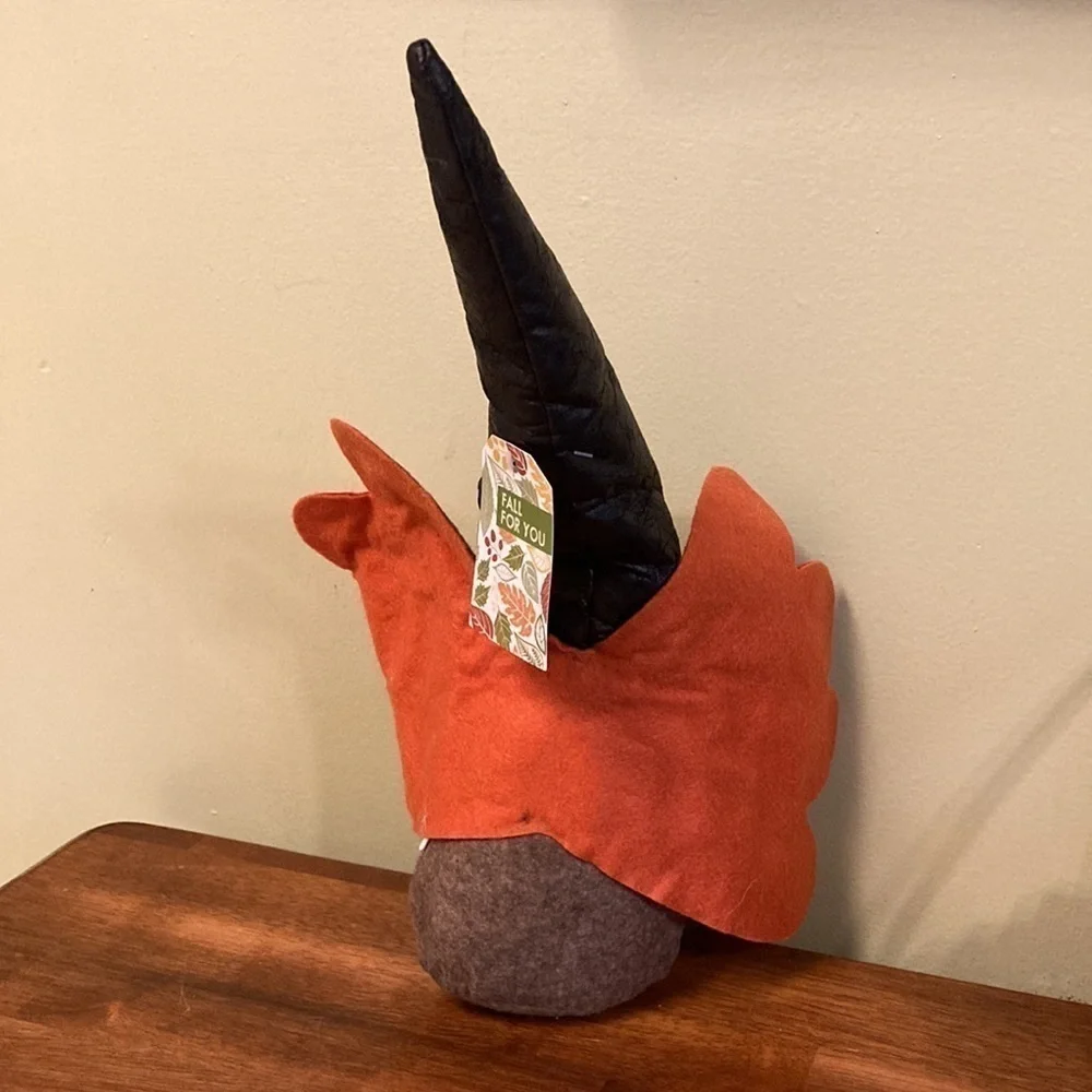 NWT!  FALL FOR YOU Thanksgiving Felted STUFFED Turkey Gnome